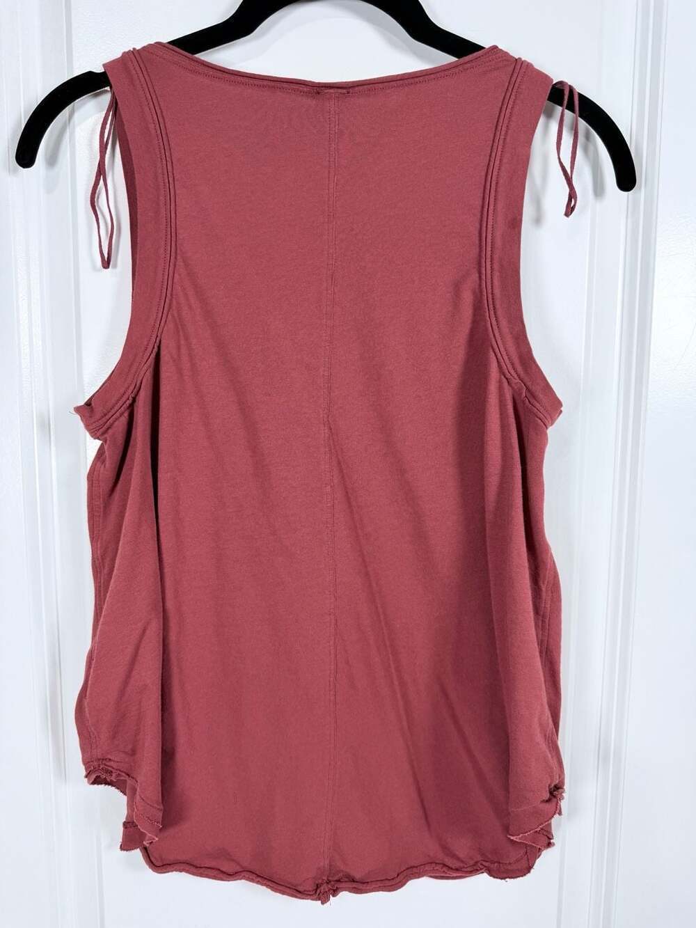 We The Free Free People Rose Mauve Side Cutout Tunic Tank Top - Picture 5 of 6